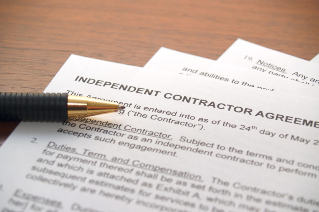 AB 2257 | Independent Contractors Agreement