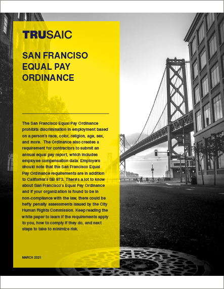 San Francisco Equal Pay Ordinance cover