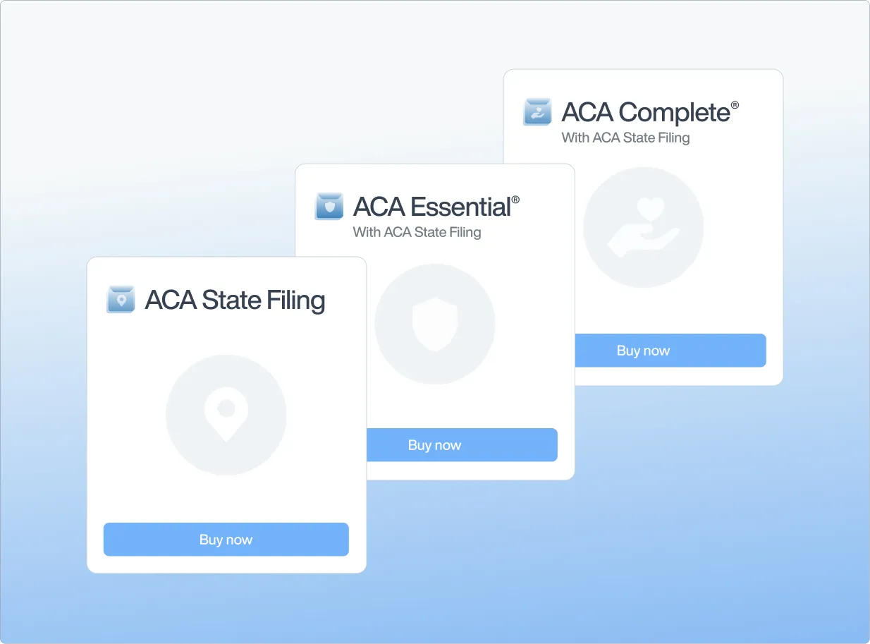 ACA state filing solutions